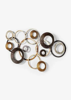 Clearance Wanddeko mit Kreisen Wanddekoration