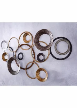 Clearance Wanddeko mit Kreisen Wanddekoration