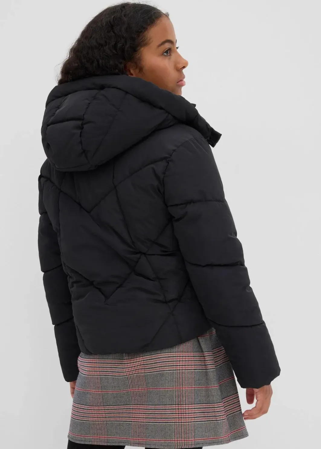 Kinder bonprix Mädchen 9-16 Jahre·Jacken & Outdoor|warm gefütterte Puffer-Jacke mit Kapuze