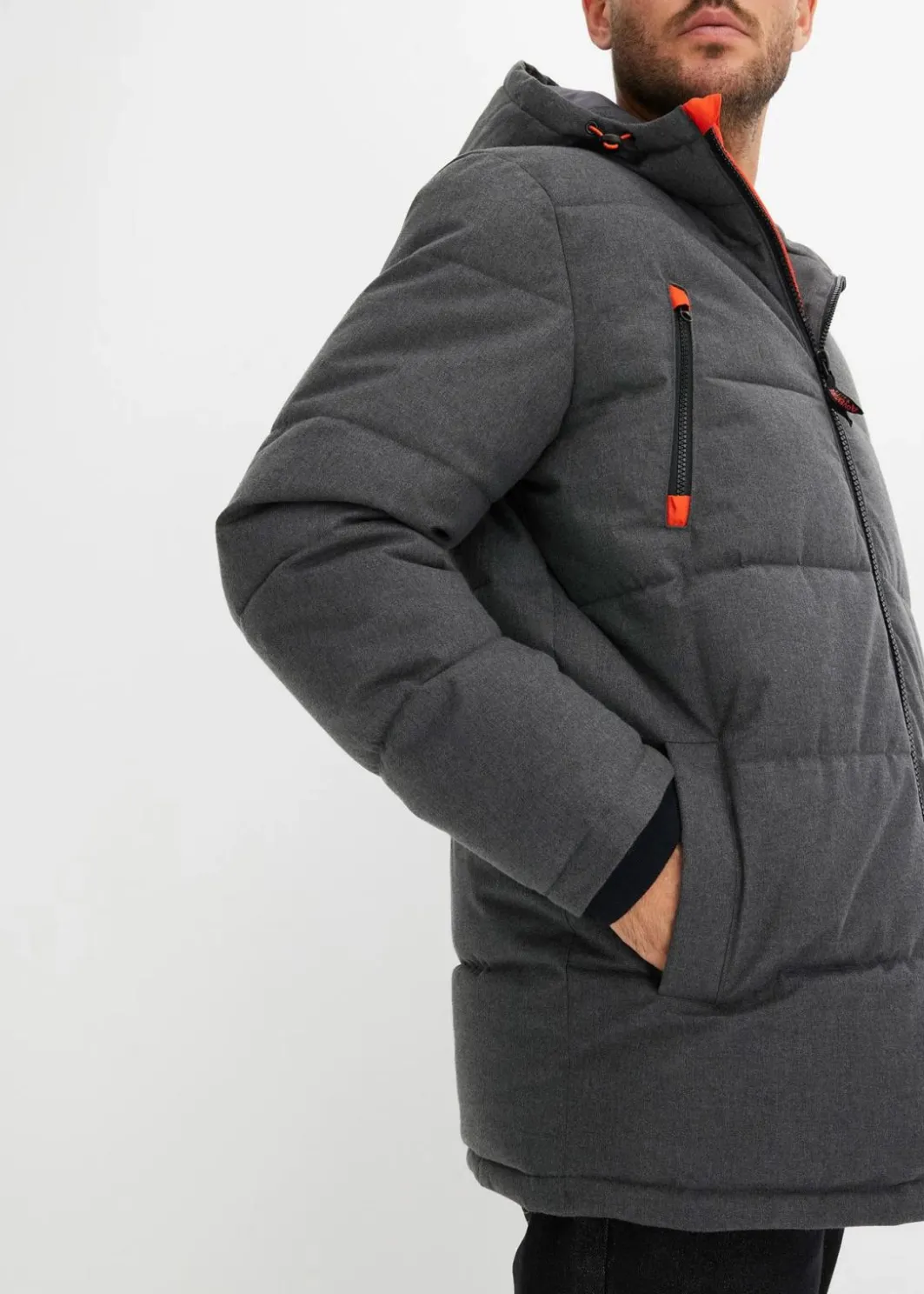 Herren bonprix Jacken & Mäntel|Outdoorbekleidung|warm gefütterte Stepp-Funktionsjacke, wasserabweisend