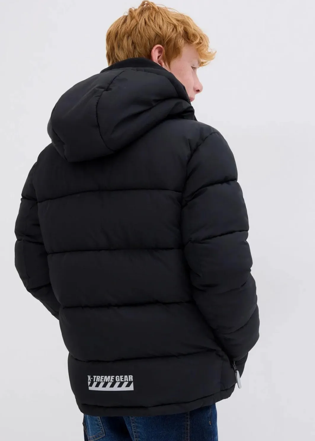Kinder bonprix Jungen 9-16 Jahre·Jacken & Outdoor|Jungen 9-16 Jahre·Bademode|warm gefütterte Winter-Steppjacke mit Kapuze