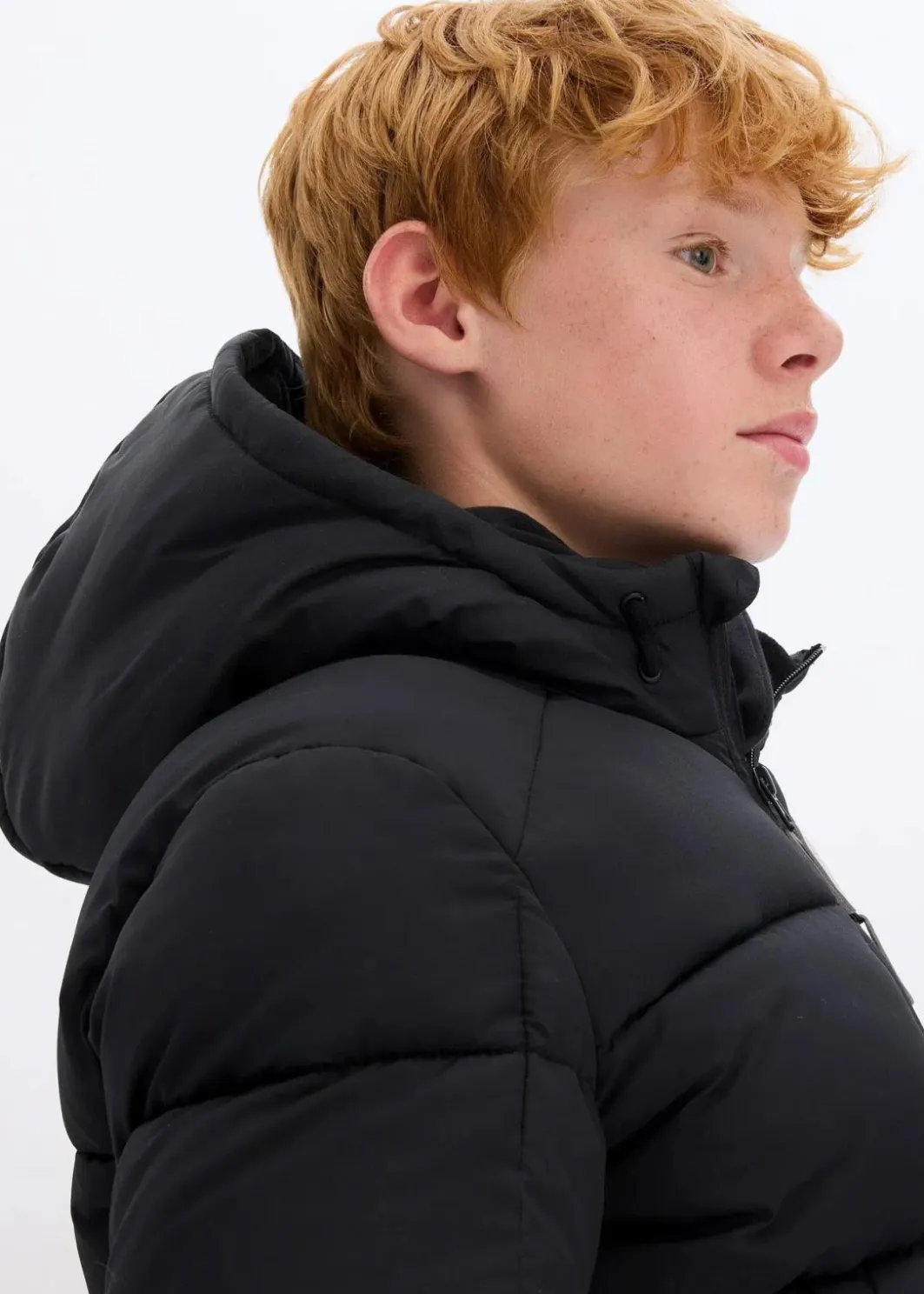 Kinder bonprix Jungen 9-16 Jahre·Jacken & Outdoor|Jungen 9-16 Jahre·Bademode|warm gefütterte Winter-Steppjacke mit Kapuze