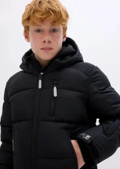 Kinder bonprix Jungen 9-16 Jahre·Jacken & Outdoor|Jungen 9-16 Jahre·Bademode|warm gefütterte Winter-Steppjacke mit Kapuze