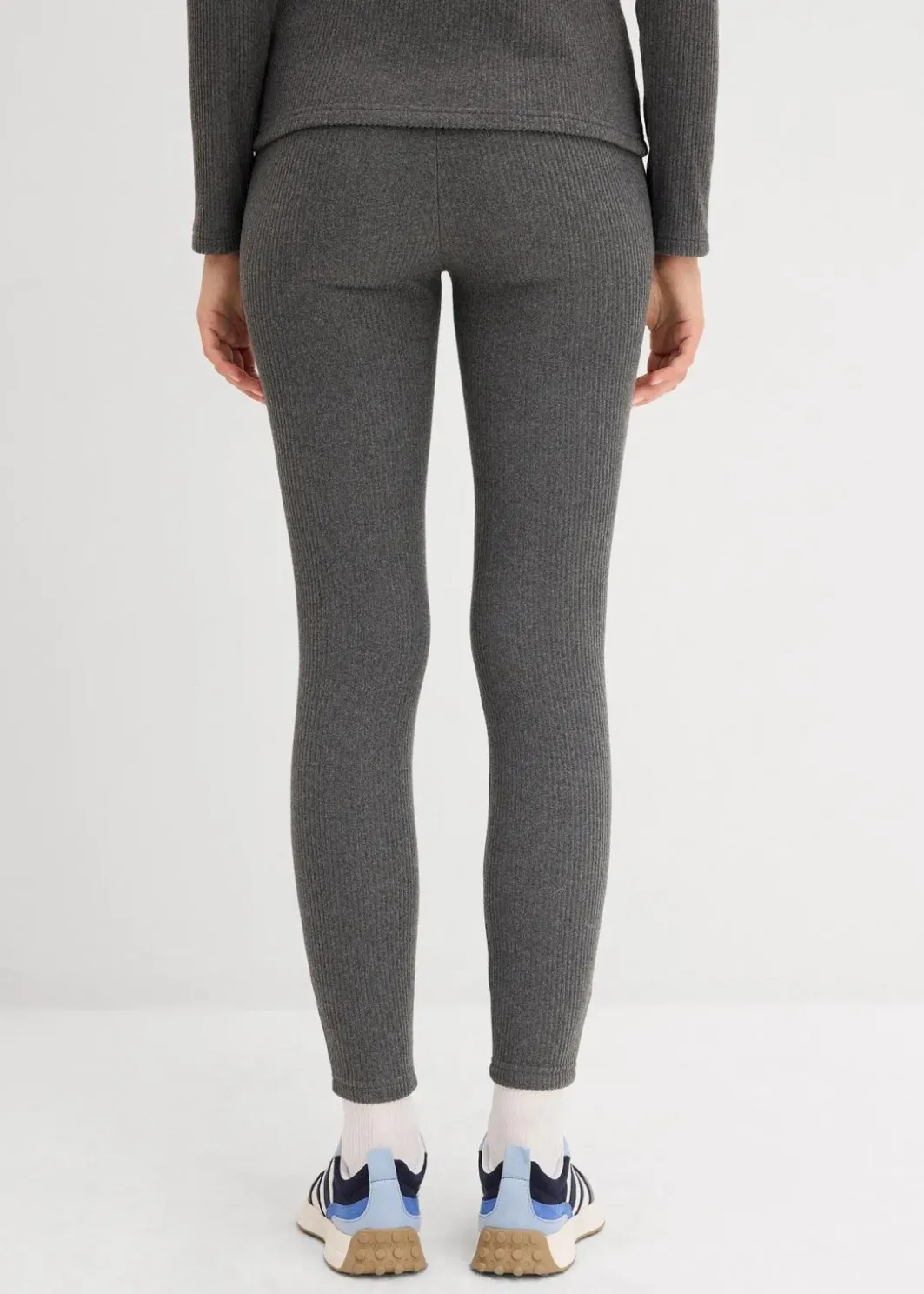 Damen bonprix Hosen|Sportbekleidung|Warme gerippte Thermo-Leggings