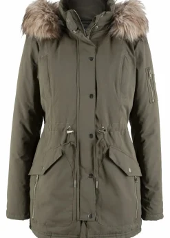 Damen bonprix Jacken & Mäntel|Bekleidung·Hosen|Warmer Parka, gefüttert