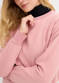 Damen bonprix Shirts & Tops|Sportbekleidung|Warmes Fleece-Thermoshirt