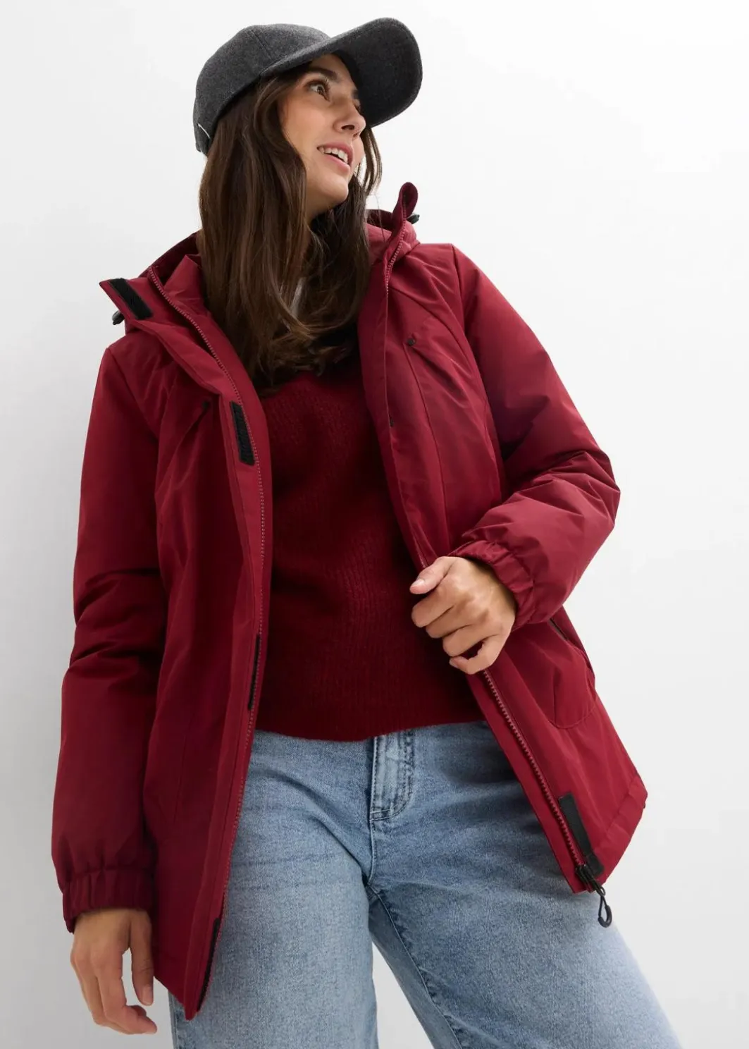 Damen bonprix Bekleidung·Hosen|Jacken & Mäntel|Wasserabweisende Funktions-Jacke
