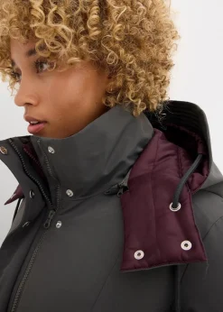 Damen bonprix Bekleidung·Hosen|Jacken & Mäntel|Wasserabweisende Outdoorjacke, 2in1-Optik