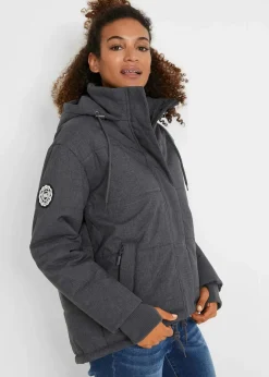 Damen bonprix Bekleidung·Hosen|Jacken & Mäntel|wasserabweisende Outdoor-Steppjacke, Oversized