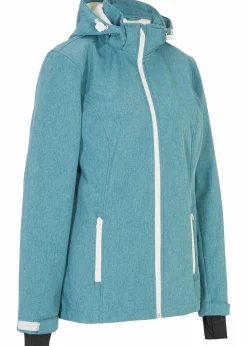 Clearance Wasserabweisende Softshelljacke Damen Outdoorbekleidung|Sportbekleidung