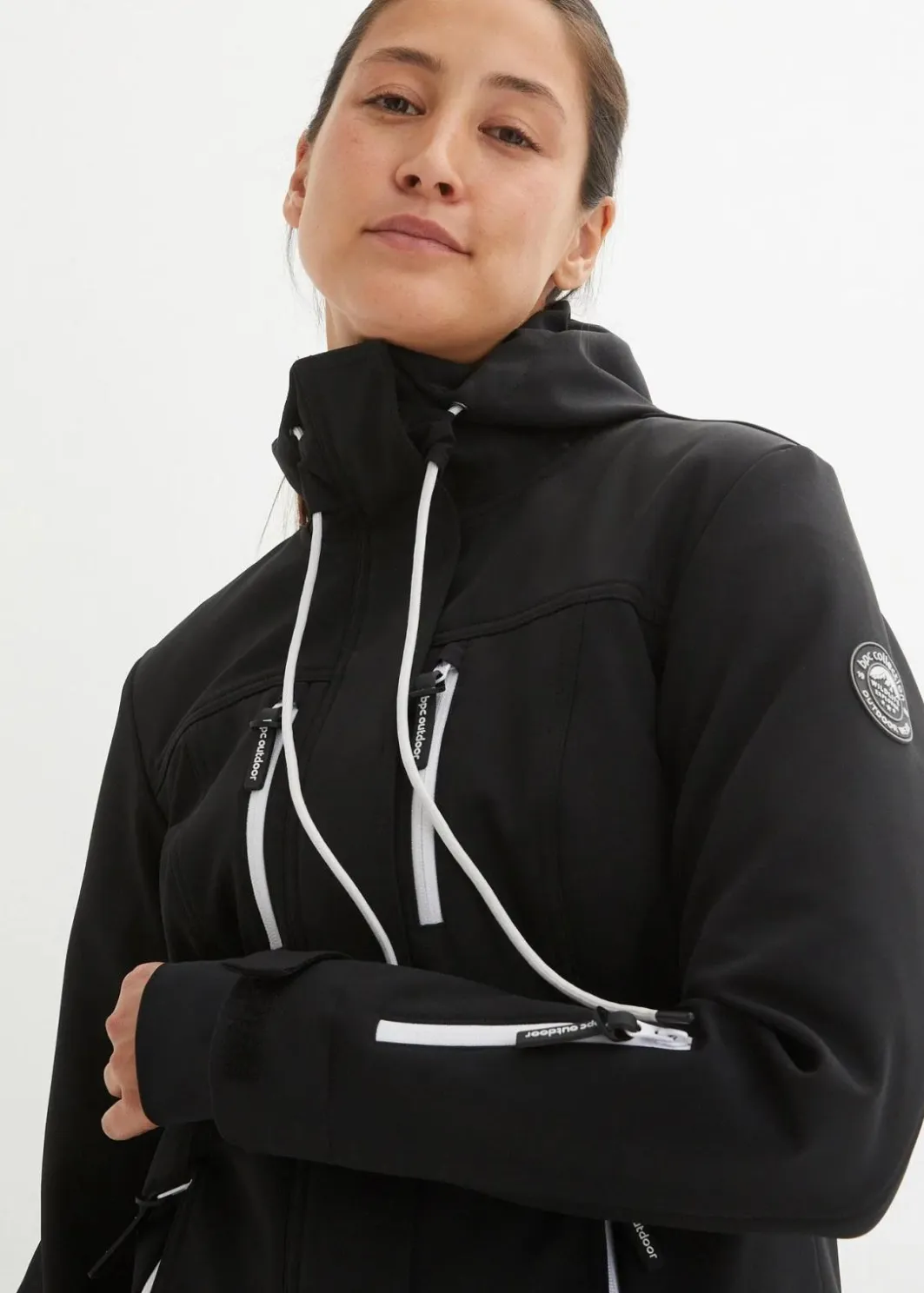 wasserabweisende Softshelljacke Damen Nachhaltigere Materialien|Jacken & Mäntel