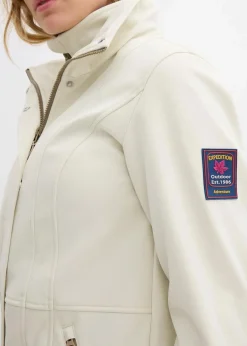Clearance wasserabweisende Stretch-Softshell-Longjacke Damen Jacken & Mäntel|Bekleidung·Hosen