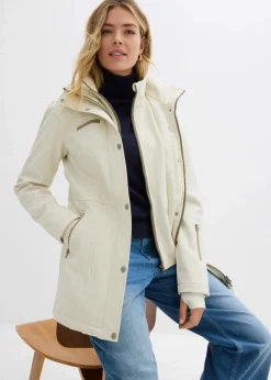 Clearance wasserabweisende Stretch-Softshell-Longjacke Damen Jacken & Mäntel|Bekleidung·Hosen
