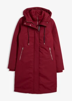 Damen bonprix Bekleidung·Hosen|Jacken & Mäntel|wasserabweisender Outdoor-Mantel, 2in1 Optik