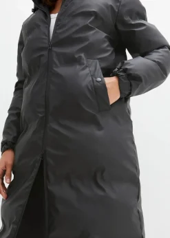 wasserabweisender Regenmantel in gesteppter Optik Damen Bekleidung·Hosen|Jacken & Mäntel