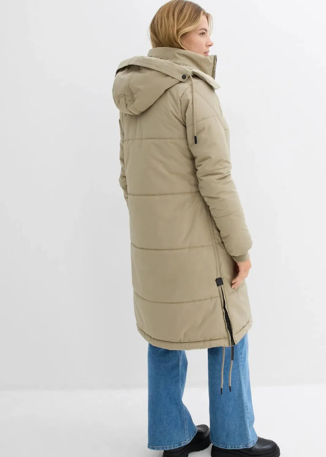 Damen bonprix Bekleidung·Hosen|Jacken & Mäntel|wasserabweisender Steppmantel
