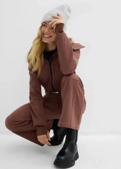 Discount wasserabweisender, warmgefütterter Softshell-Skianzug Damen Hosen|Sportbekleidung