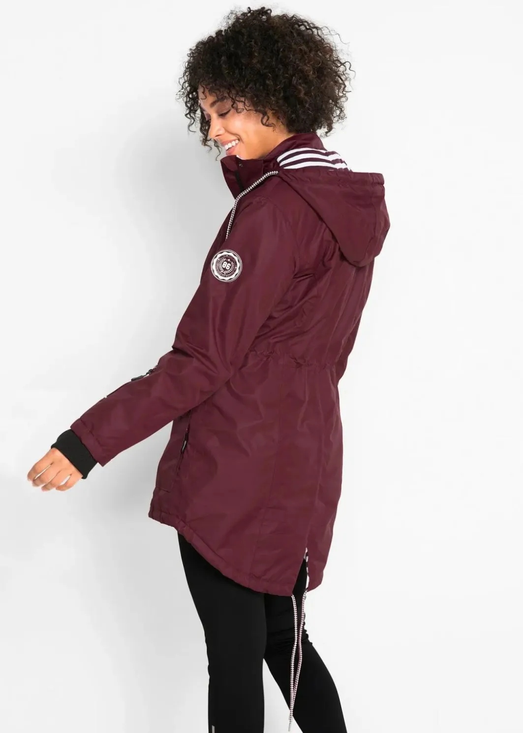 Damen bonprix Nachhaltigere Materialien|Jacken & Mäntel|wasserdichte Funktions-Übergangsjacke