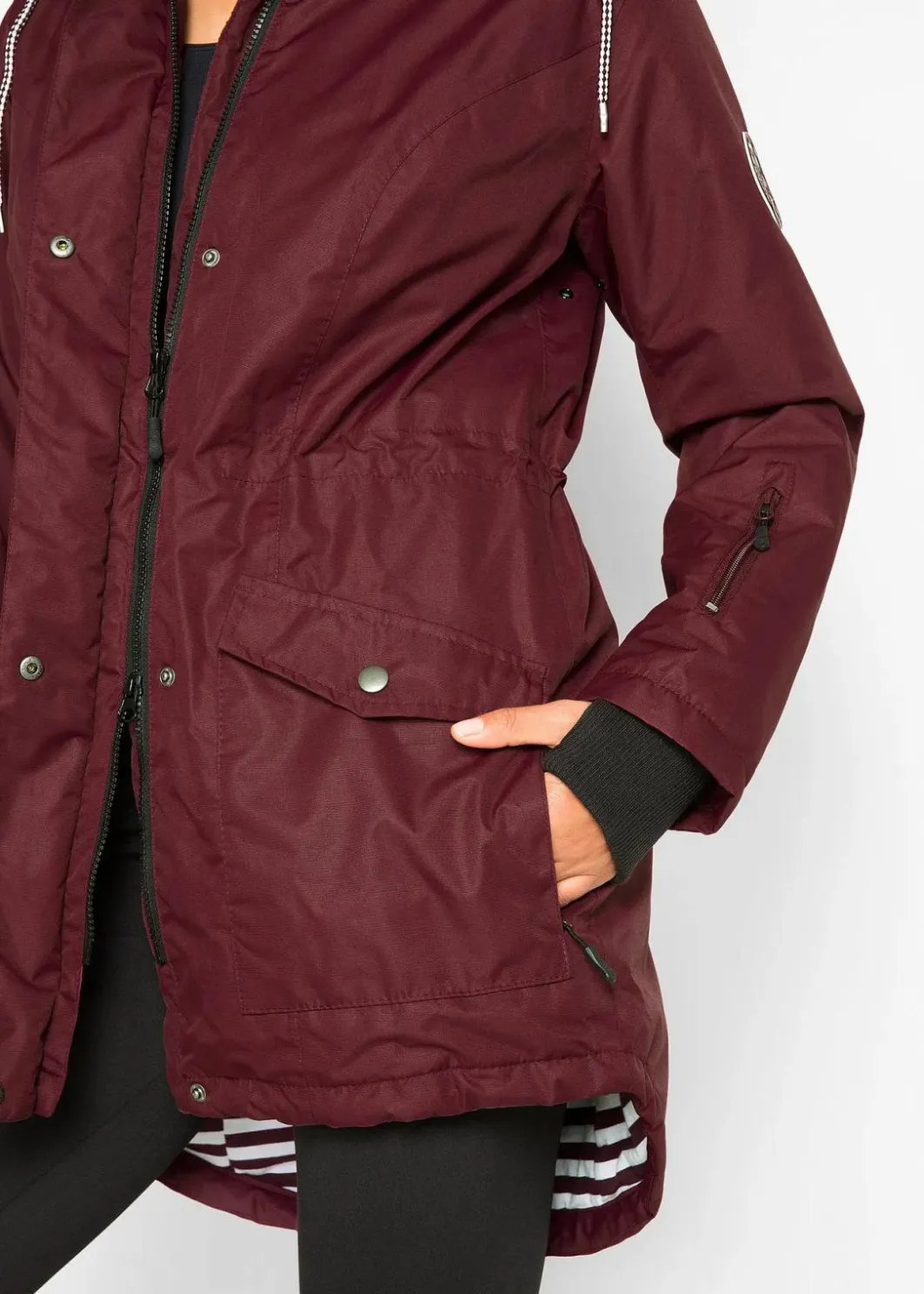 Damen bonprix Nachhaltigere Materialien|Jacken & Mäntel|wasserdichte Funktions-Übergangsjacke