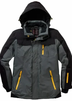 Discount wasserdichte Funktionsjacke mit abnehmbarer Kapuze Herren Große Größen|Outdoorbekleidung
