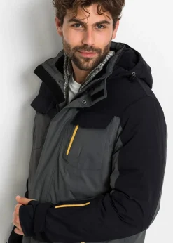 Discount wasserdichte Funktionsjacke mit abnehmbarer Kapuze Herren Große Größen|Outdoorbekleidung