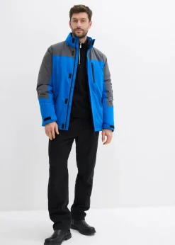 Outlet wasserdichte Funktionsjacke mit Kuschel-Fleece-Futter Herren Große Größen|Outdoorbekleidung