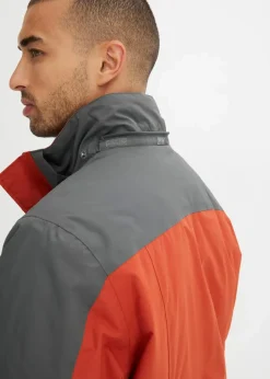 Herren bonprix Jacken & Mäntel|Outdoorbekleidung|wasserdichte Funktionsjacke mit abnehmbarer Kapuze
