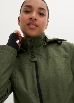 wasserdichte Funktions-Outdoor-Longjacke mit Teddyfleece Damen Jacken & Mäntel|Bekleidung·Hosen