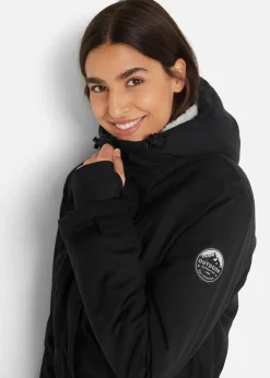 Outlet wasserdichte Funktions-Parka mit Teddyfleece in der Kapuze Damen Bekleidung·Hosen|Jacken & Mäntel