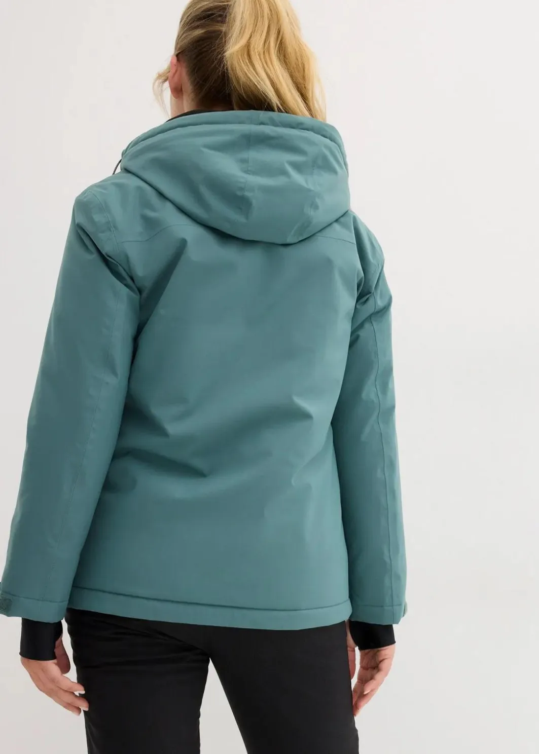 Damen bonprix Bekleidung·Jumpsuits|Bekleidung·Sweat|wasserdichte Ski Funktions-Schlupfjacke mit Fleece-Futter