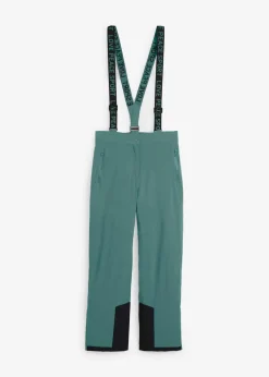 Clearance wasserdichte Ski Funktions-Thermohose mit abnehmbaren Trägern Damen Hosen|Sportbekleidung