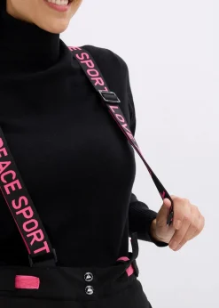 Damen bonprix Outdoorbekleidung|Thermobekleidung|wasserdichte Ski Funktions-Thermohose mit abnehmbaren Trägern