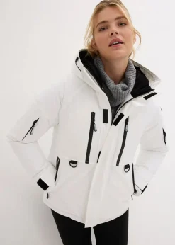 wasserdichte Ski-Jacke mit Schneefang Damen Nachhaltigere Materialien|Jacken & Mäntel
