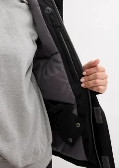 Damen bonprix Bekleidung·Jumpsuits|Bekleidung·Sweat|wasserdichte Ski-Jacke mit Schneefang