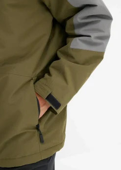 New wasserdichte Winter-Funktionsjacke mit abnehmbarer Kapuze Herren Große Größen|Outdoorbekleidung