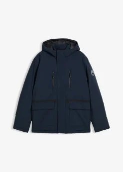 Outlet wasserdichte Winter-Funktionsjacke mit Windfang Herren Große Größen|Outdoorbekleidung