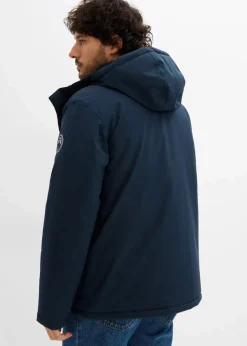 Outlet wasserdichte Winter-Funktionsjacke mit Windfang Herren Große Größen|Outdoorbekleidung