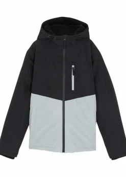 Hot wasserdichte Winterjacke im Colourblocking mit Kapuze Kinder Jungen 9-16 Jahre·Jacken & Outdoor|Jungen 2-8 Jahre·Nachhaltigere Materialien