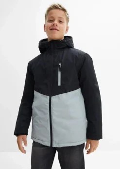 Hot wasserdichte Winterjacke im Colourblocking mit Kapuze Kinder Jungen 9-16 Jahre·Jacken & Outdoor|Jungen 2-8 Jahre·Nachhaltigere Materialien