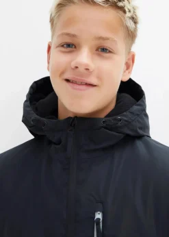 Hot wasserdichte Winterjacke im Colourblocking mit Kapuze Kinder Jungen 9-16 Jahre·Jacken & Outdoor|Jungen 2-8 Jahre·Nachhaltigere Materialien