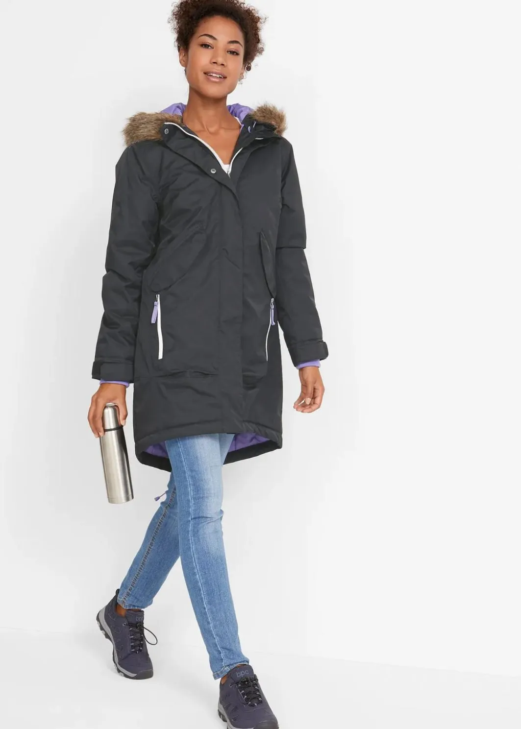 Damen bonprix Bekleidung·Hosen|Jacken & Mäntel|Wasserdichter Funktionsmantel