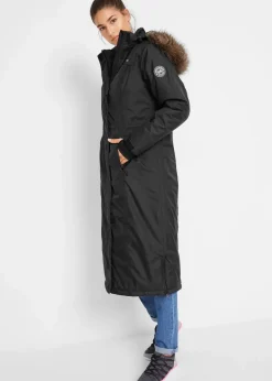 Damen bonprix Bekleidung·Hosen|Jacken & Mäntel|wasserdichter Outdoor-Mantel mit Fellimitat