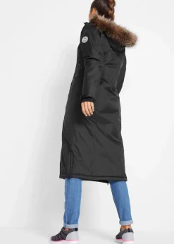 Damen bonprix Bekleidung·Hosen|Jacken & Mäntel|wasserdichter Outdoor-Mantel mit Fellimitat