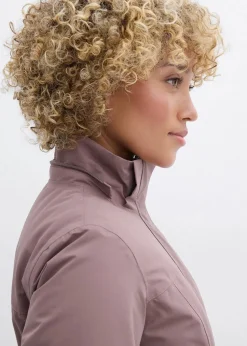 Discount wasserdichter Outdoor-Mantel mit Fellimitat Damen Jacken & Mäntel|Bekleidung·Hosen