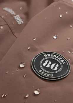 Discount wasserdichter Outdoor-Mantel mit Fellimitat Damen Jacken & Mäntel|Bekleidung·Hosen