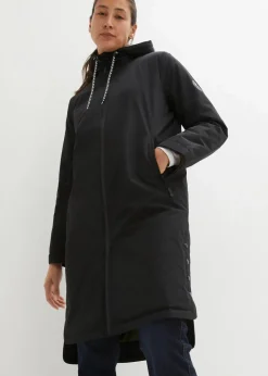 Damen bonprix Bekleidung·Hosen|Jacken & Mäntel|wasserdichter, wattierter Regenmantel in Midi-Länge