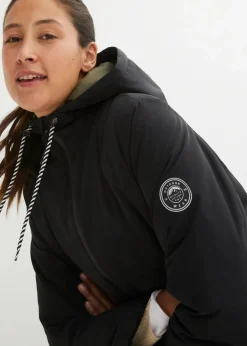 Damen bonprix Bekleidung·Hosen|Jacken & Mäntel|wasserdichter, wattierter Regenmantel in Midi-Länge