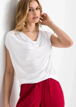 Sale Wasserfall-Shirt aus Viskose-Mix Damen Nachhaltigere Materialien|Shirts & Tops