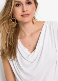 Sale Wasserfall-Shirt aus Viskose-Mix Damen Nachhaltigere Materialien|Shirts & Tops