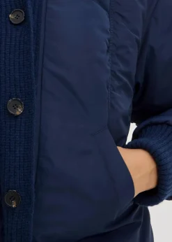 Discount Wattierte Jacke mit Strickbündchen Damen Nachhaltigere Materialien|Jacken & Mäntel